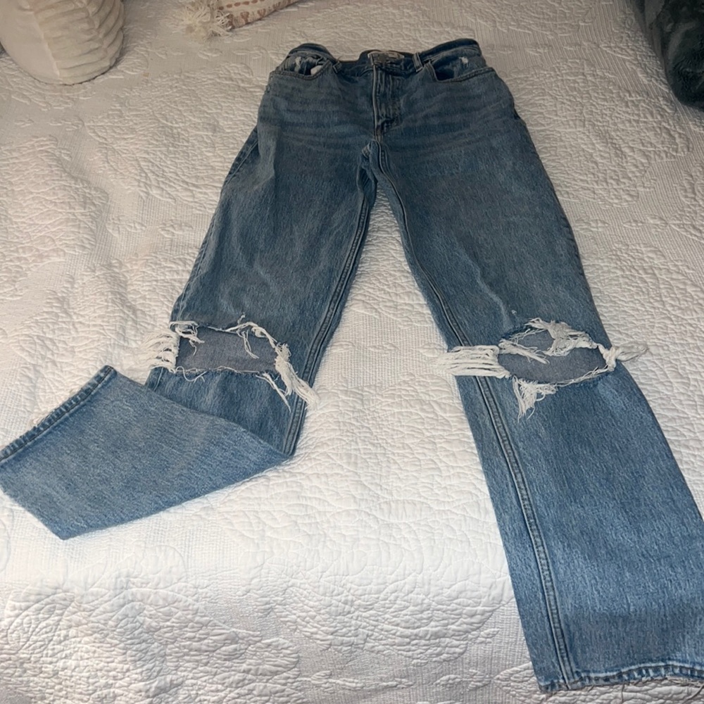 Abercrombie & fitch curve love extra long jeans